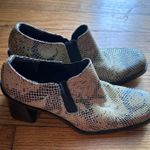 MIA Snakeskin Leather Booties – Trendy Ankle Boots 6.5M Photo 0