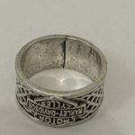 Harley Davidson 925 Sterling Silver Weave Pattern Biker Ring Size 12 11.8g Photo 7
