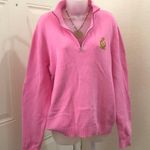 American Living Vintage  RALPH LAUREN Pink Preppy Collegiate Quiet Luxury Old Money Sweater Shirt Top Blouse Long Sleeve 1/4 zip Mock Neck Size XL Photo 1