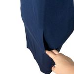 Vince Cowl Funnel Neck Sweater Dress Mini Blue Cotton Womens Size Small S Photo 8