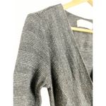 Amanda Uprichard  Knit Gray Long Sleeve Sweater Wrap Dress Size S Photo 1