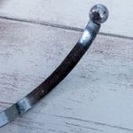 Vintage Cuff Bracelet Dark Metal with Design Gray Photo 6