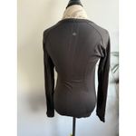 Lululemon  Athletica Long Sleeve Athletic Top Black Crew Neck Women's Size 6 Photo 1