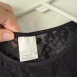 DKNY Y2K Size Small Black Grunge Sexy Lace Going Out Sleeveless Top Photo 4