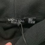 Nasty Gal  black long sleeve crop top Photo 2