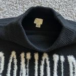 A New Day  Black 'Bonjour' Sweater Photo 4