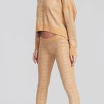 retrofete Desiree Pants in Caramel Silver Houndstooth Medium New Womens Knit Tan Photo 14