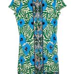 Lilly Pulitzer  Layton Sea Oat Ikatty Ikat Engineer Print Shift Dress Size Medium Photo 4