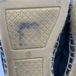 Tory Burch  Women's Poppy Espadrille Flats black size 6 E10 Photo 7