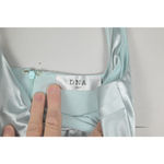 DNA Women's Light Blue Satin Mini Dress Small Photo 3