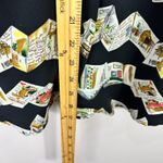 Le Caviar Petite Shirt Womens M Black Travel Postcard Print Vacation Retro Top Size M Photo 2