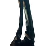 Amazonas Tall Equestrian Riding Boots Black Leather Brazil Size 6 Stiff Pull On Photo 2