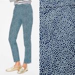 Boden Richmond Pant Blue Scattered Dots Ankle Trousers Size Women’s 6L | 6 Long Photo 1