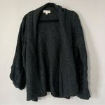 Knox Rose  dark green Metallic open front Cardigan size L Photo 0