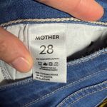 MOTHER The Runaway Blue Skies & Promises Low Rise Flare Jeans Size 28 Photo 3