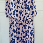 Gibson Women Pink/Blue Lynx Print Camisole Style Top Rompers Womens Size PS Photo 0