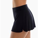 MiracleSuit ‎ Magicsuit Jersey Tennis Skirt Swim Bottom Size 12 Charcoal Grey Photo 1