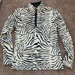 J. McLaughlin  Cheetah Print Athletic Half Zip  Photo 2