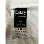 (Dazy) Long Sleeve Asymetrical Ribbed Graphic T Photo 4