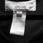 Jones New York Vintage  100% Silk Midi Dress Black Size 16 Photo 8