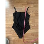 Cupshe Square Neck Black One Piece Swimsuit Size Medium Photo 3