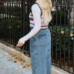 Le lis ππ Gigi Knit Sweater Vest ~ Multi-Color Horizontal Stripe Print XS NWT Photo 4