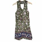 Buckle Blue Rain  Floral Tunic Sleeveless Dress Photo 2