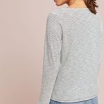 Anthropologie Maeve Kenley Top Black and White XS Photo 2