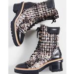 Tory Burch NWB  Miller Tweed Lace Up Boot Photo 2