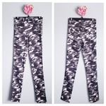Tripp NYC  Black‎ and White Camo Skinny Jeans Photo 1
