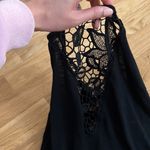 Emma & Sam NWOT  black crochet detail top Photo 5