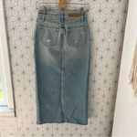 GRLFRND  Isla Denim Midi Skirt Don’t Look Back Photo 6