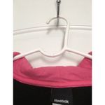 Reebok  Black Pink Hoodie Sweatshirt Zippered Womens Size Small Photo 1