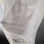 Two by Vince Camuto Tribal Beat Lace Inset Shark Bite‎ Hem Shirt Top Chalk Sz XL Photo 4