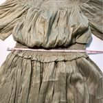 ASOS LONG PLEATED OFF THE SHOULDER MAXI DRESS SIZE 4 Photo 8