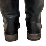 Lucchese Spirit by Black Leather Tall Riding Boots Size 5.5M Photo 5