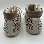 Madewell  Sidewalk High Top Sneaker Spotted Calf Hair Sz 7.5 Style #AH741 Photo 4