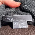 Vince Women’s Gray Wool Silk Cashmere Leather Trimmed Cardigan Jacket Size XS Photo 1
