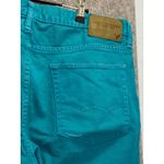 American Eagle Teal Skinny Jeans Women's 12 Western Rodeo Festival Denim Blue Photo 6