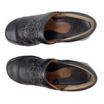 Ariat  Black Leather Clog Mules Silver Embellishment Slip on Womens Size 8.5 B Photo 5