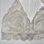 Aerie  Lace Halter Bralette - Soft White large lined Photo 1