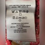 Free People  Clara Floral Print Tunic Faux Wrap Red Mini Dress NWOT Photo 4