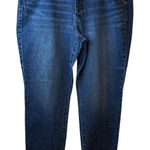 Old Navy  High Rise OG Denim Jeans Distressed Frayed Hem Dark Wash‎ Size 18 # Photo 0