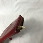 Tory Burch  Merlot Deep Red Continental Wallet EUC Photo 4