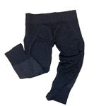 Athleta Cropped Scrunch Capri Leggings Gray Womens Size L Photo 1