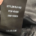 Lulus NEW  Black Faux Leather Up On A Tuesday Moto Jacket Photo 9