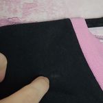 Hot Topic KUROMI BY SANRIO BLACK PINK 00 JERSEY STYLE GRAPHIC BOXY TEE  MEDIUM Photo 5