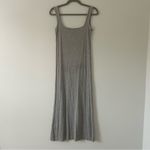 HATCH The Long Body Tank Dress Sleeveless Ribbed Grey Melange 1 Small Gray Size undefined Photo 2