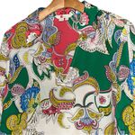 Boden Women’s Size 12 Cream Pink Paisley Silk Lilian Pullover Top Blouse Photo 6