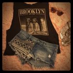 Wylde Hart Junior’s Denim Cutoff Patched Cut Off Raw Hem Denim Jean Shorts Blue Size undefined Photo 3